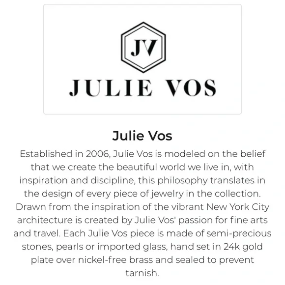 Julie Vos NWT authentic luxury minimalist Iridescent Chalcedony Blue Bracelet - Picture 6 of 17